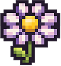 Pixel-art daisy
